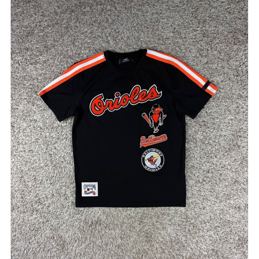 Pro Standard Baltimore Orioles Retro Classic Angry Bird T-Shirt Black Size S
